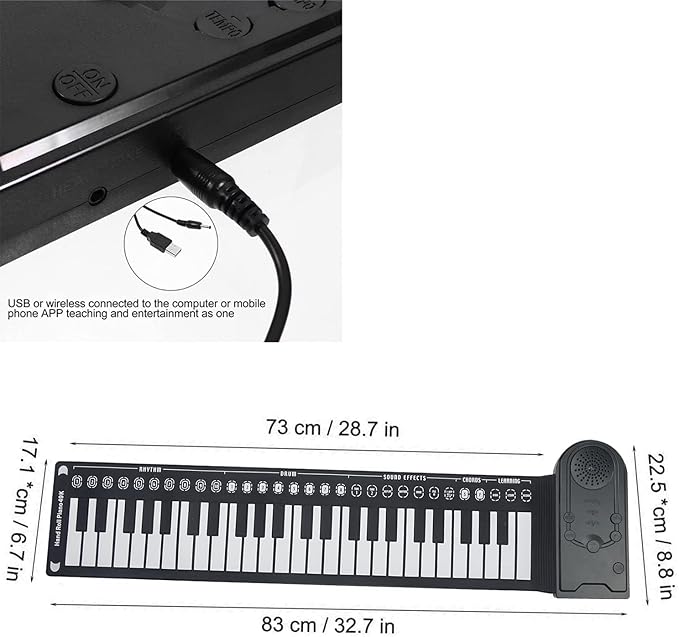 Roll-Up Piano Keyboard